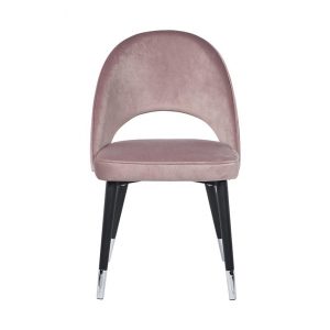 30C-1228F LPI Стул велюр пепельно-розовый 51*56*84см