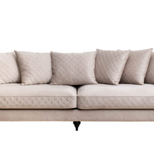 Диван Sorrento 250 трехмест., велюр св.серый Colt030-SVBEG 250*101*90