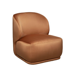 Кресло Capri Basic, велюр терракотовый Colt006-TER 80*90*82см