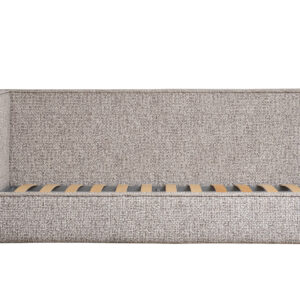 Кровать детская угловая Runa-80 с мех шенилл серая Seppia Ser 114*215*80см