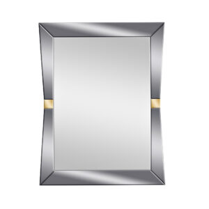 KFG123 Зеркало прямоугольное с золотыми вставками 79*102*2см