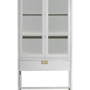 151SV-000024 Шкаф-витрина 2 стеклянных фасада с консолью с 1-м ящиком