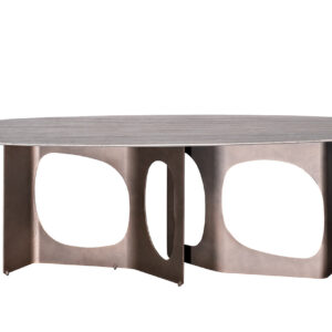 58DB-24236 Стол обеденный Травертин (Travertine), столешница травертин 240*110*76см