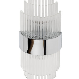92EL-YG59021S-2W Бра хром, стекло прозр. 20*10*h.50см