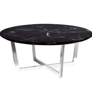 33FS-CT2029-BS Стол журнальный Черный (Nero) d100х40,6 см