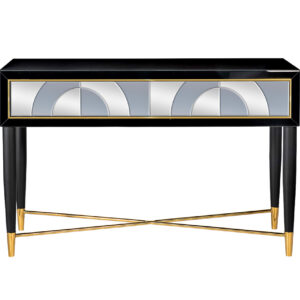KFG122 Консоль 2 ящика зеркало двухцветное 120*42*75см